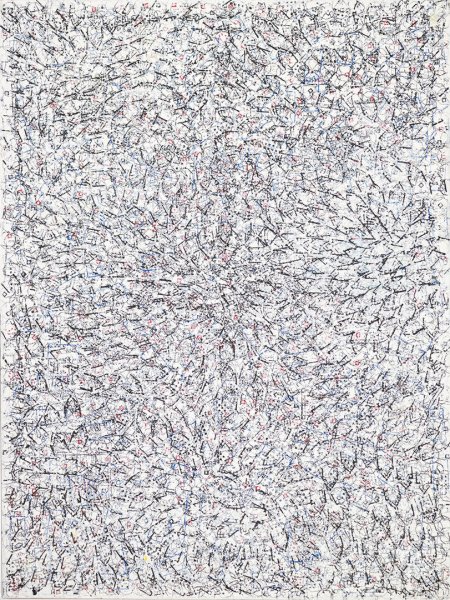 Brickprint III, 2018, Mischtechnik auf Leinwand, 130 x 90 cm