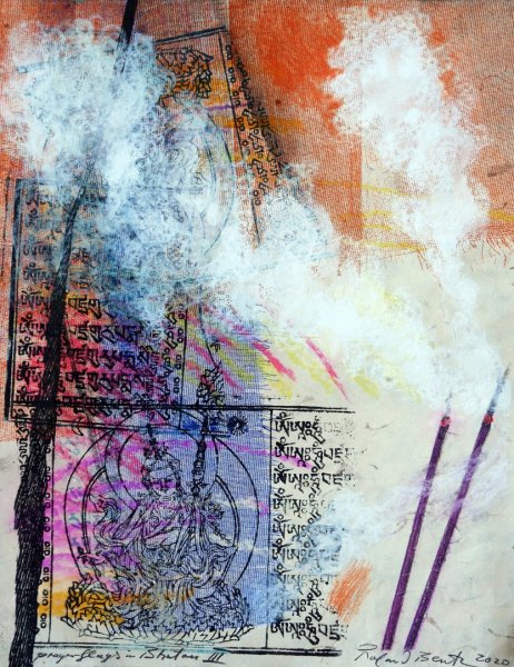 Prayerflags in Bhutan III 