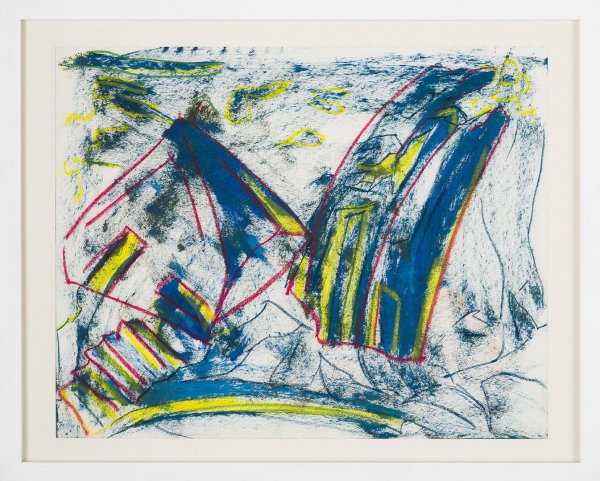 Yukatan III, 1994, Kreide auf Papier, 35,5 x 43 cm