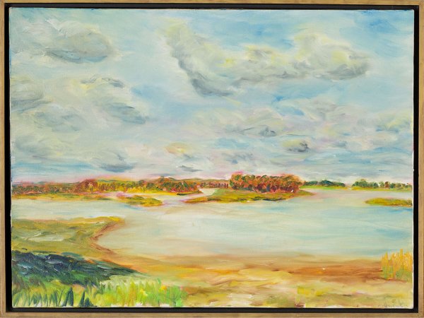 Long Island II, 1989, Öl auf Leinwand, 48 x 63 cm
